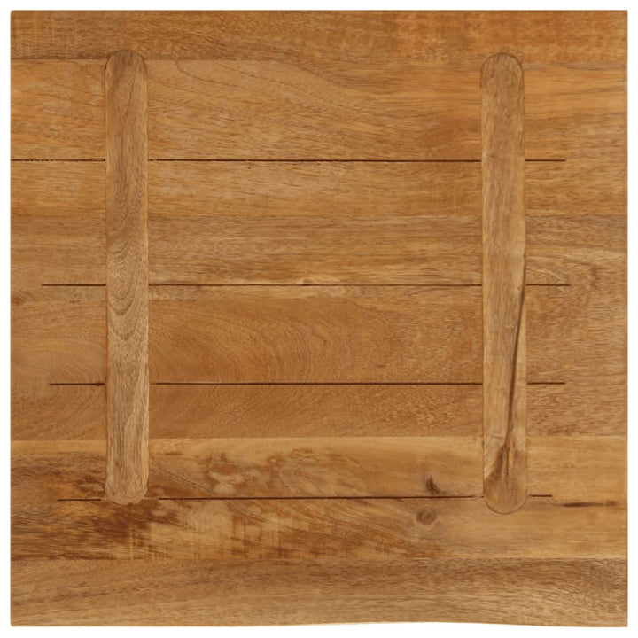Blat De Masă Contur Organic 60X60X3,8 Cm Lemn Masiv De Mango