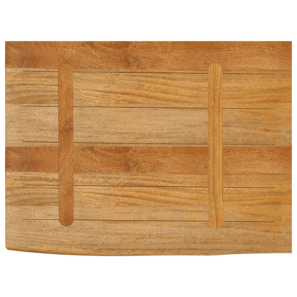 Blat De Masă Contur Organic 80X60X3,8 Cm Lemn Masiv De Mango