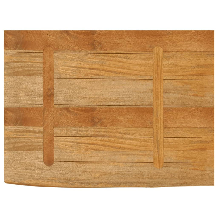 Blat De Masă Contur Organic 80X60X3,8 Cm Lemn Masiv De Mango