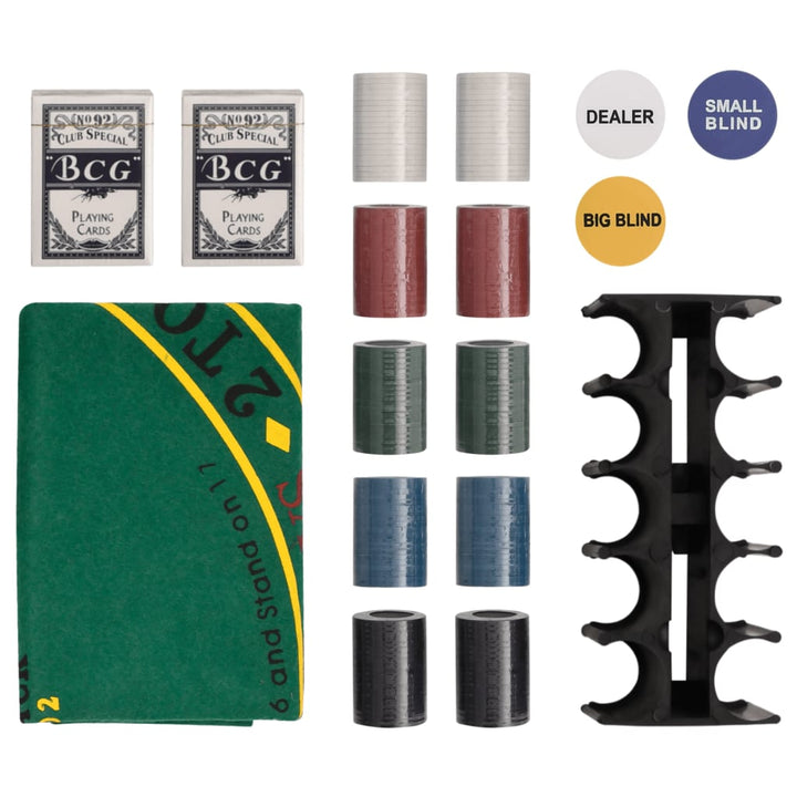 Set De Jetoane De Poker 200 Buc. 4 G