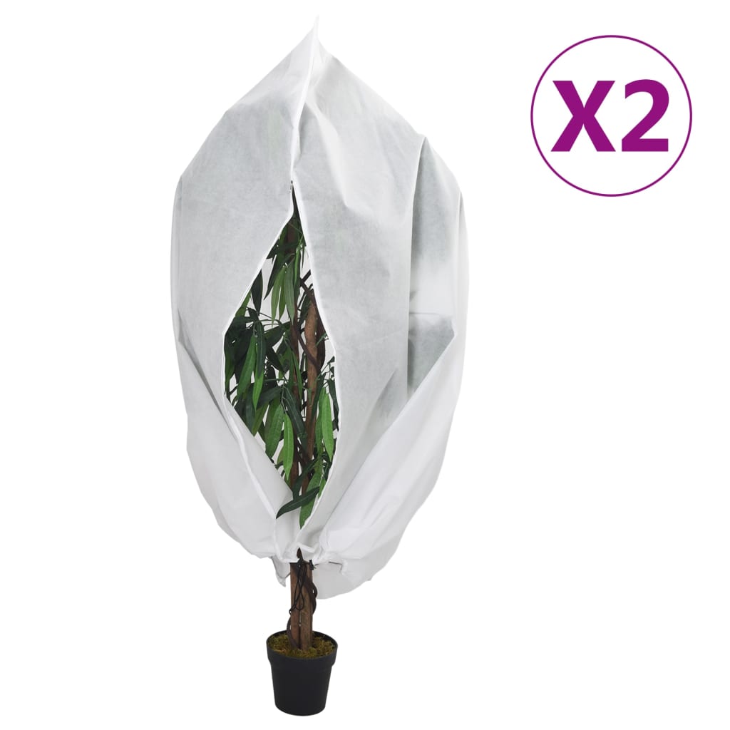 Protecție De Fleece Plante Cu Fermoar 10 Buc 70 G/M² 3,93X3,5 M