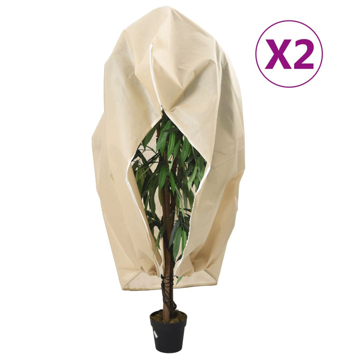Protecție De Fleece Plante Cu Fermoar 10 Buc 70 G/M² 3,93X3,5 M