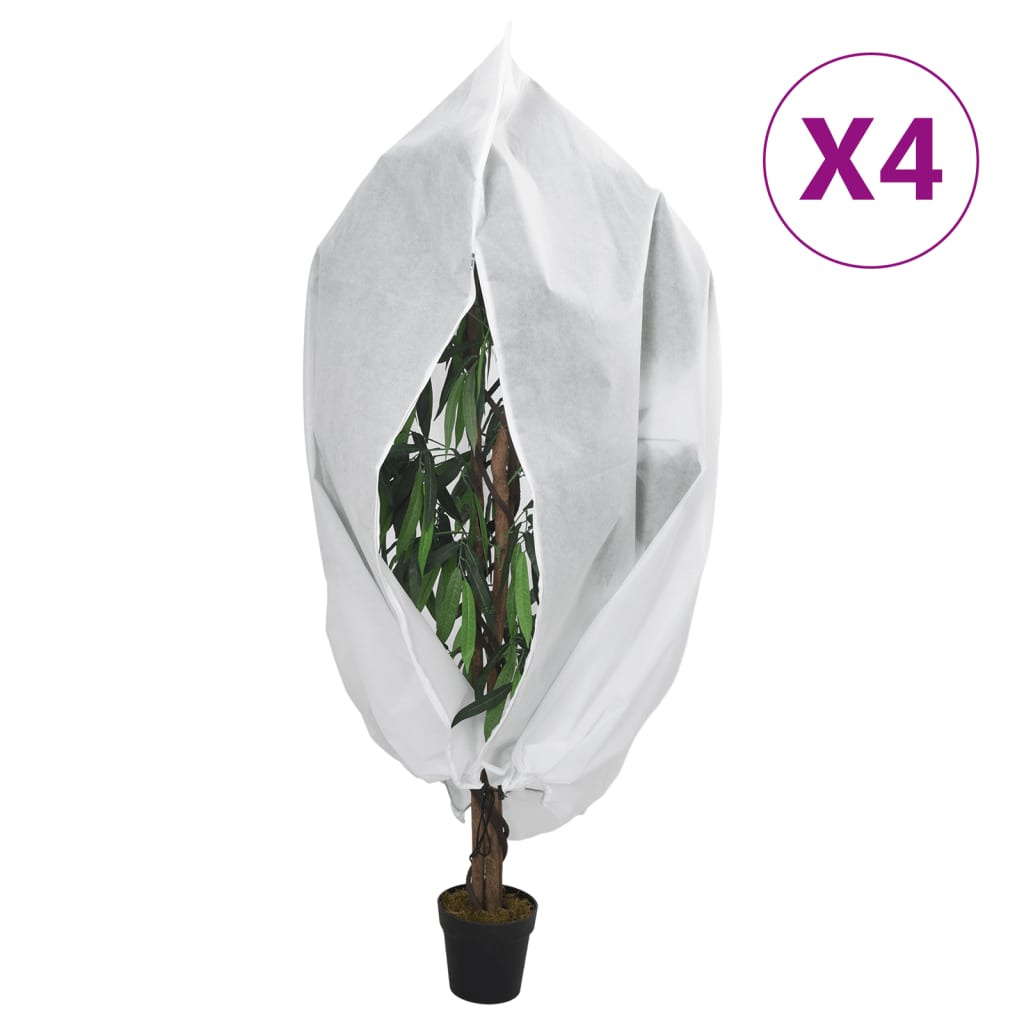 Protecție De Fleece Plante Cu Fermoar 10 Buc 70 G/M² 3,93X3,5 M