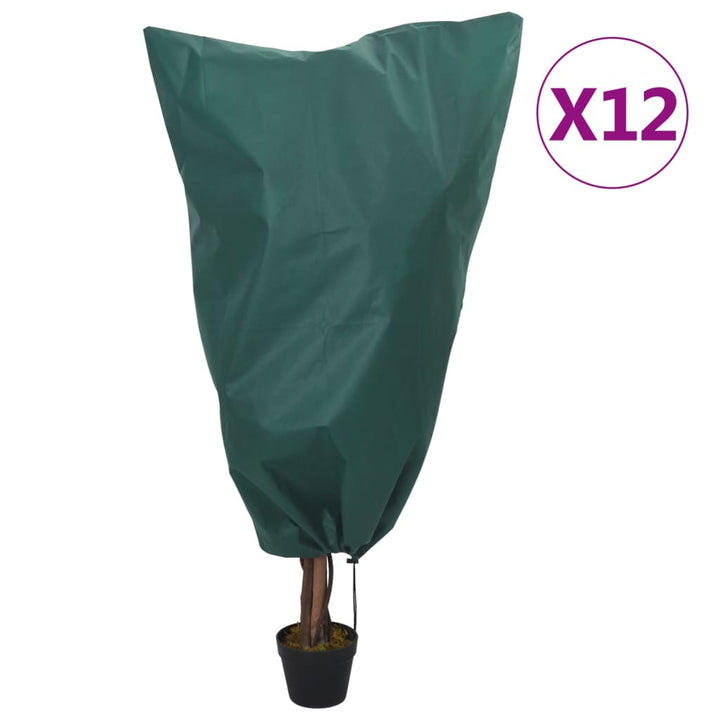 Huse De Fleece Pentru Plante Cu Șnur 4 Buc 70 G/M² 0,8X0,8 M