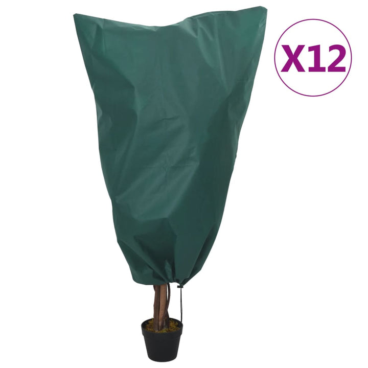 Huse De Fleece Pentru Plante Cu Șnur 4 Buc 70 G/M² 0,8X0,8 M