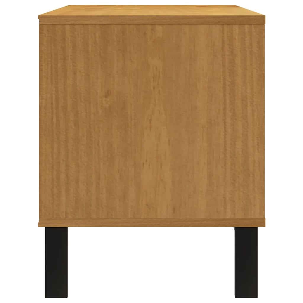 Dulap Tv „Flam” 110X40X50 Cm, Lemn Masiv De Pin
