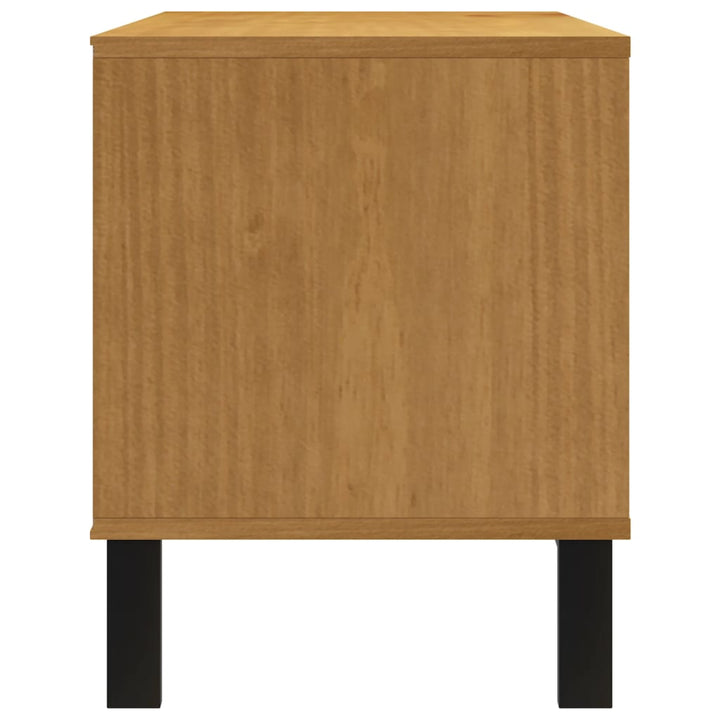 Dulap Tv „Flam” 110X40X50 Cm, Lemn Masiv De Pin
