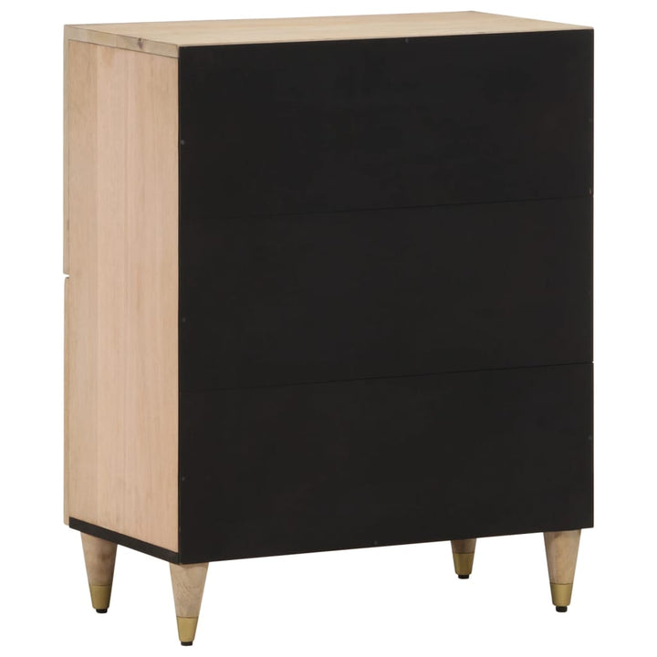 Dulap Lateral, 60X33X75 Cm, Lemn Masiv De Mango