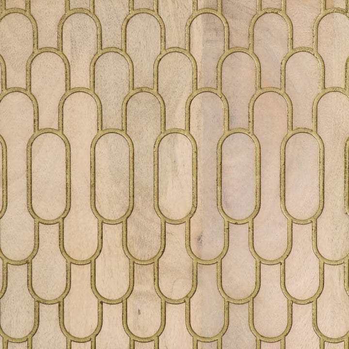 Dulap Lateral, 60X33X75 Cm, Lemn Masiv De Mango