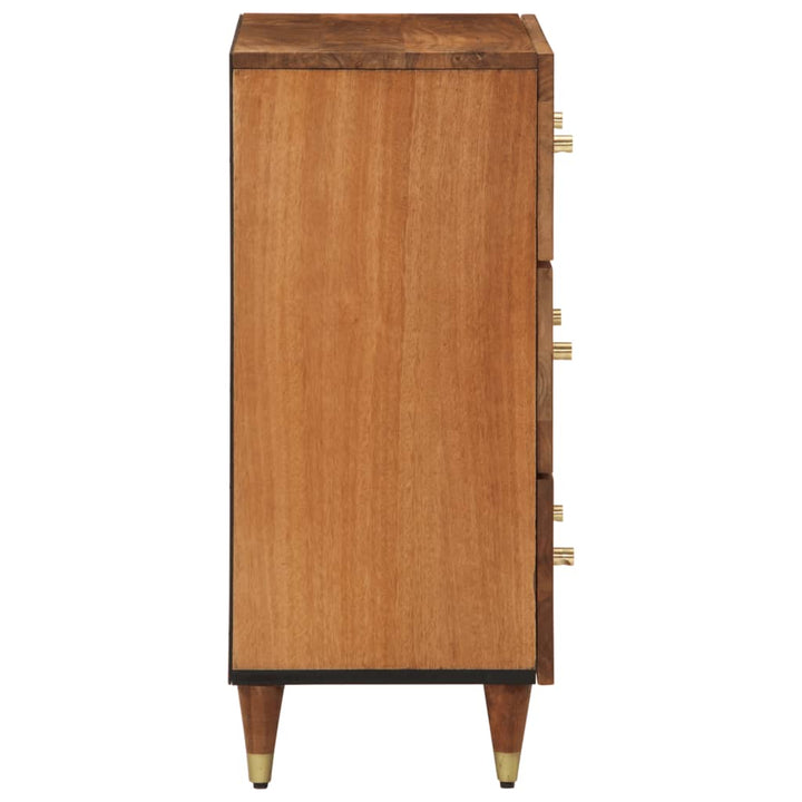 Dulap Lateral, 60X33X75 Cm, Lemn Masiv De Mango