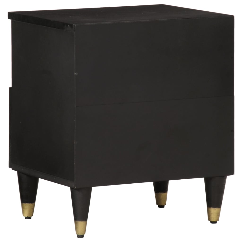 Noptiere, 2 Buc., 40X33X46 Cm, Lemn Masiv De Acacia