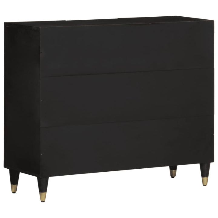 Dulap Lateral, 90X33X75 Cm, Lemn Masiv De Mango