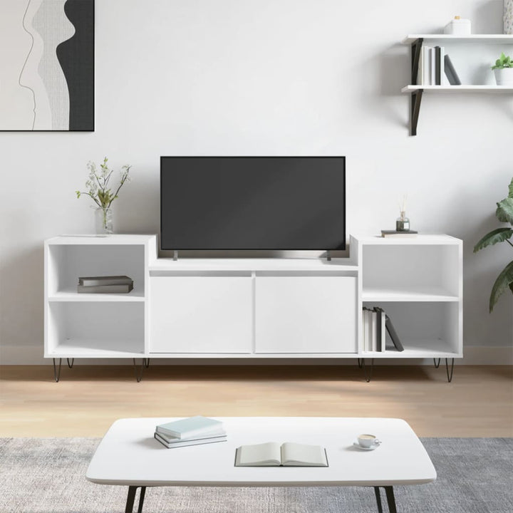 Comodă Tv, Gri Sonoma, 160X35X55 Cm, Lemn Prelucrat