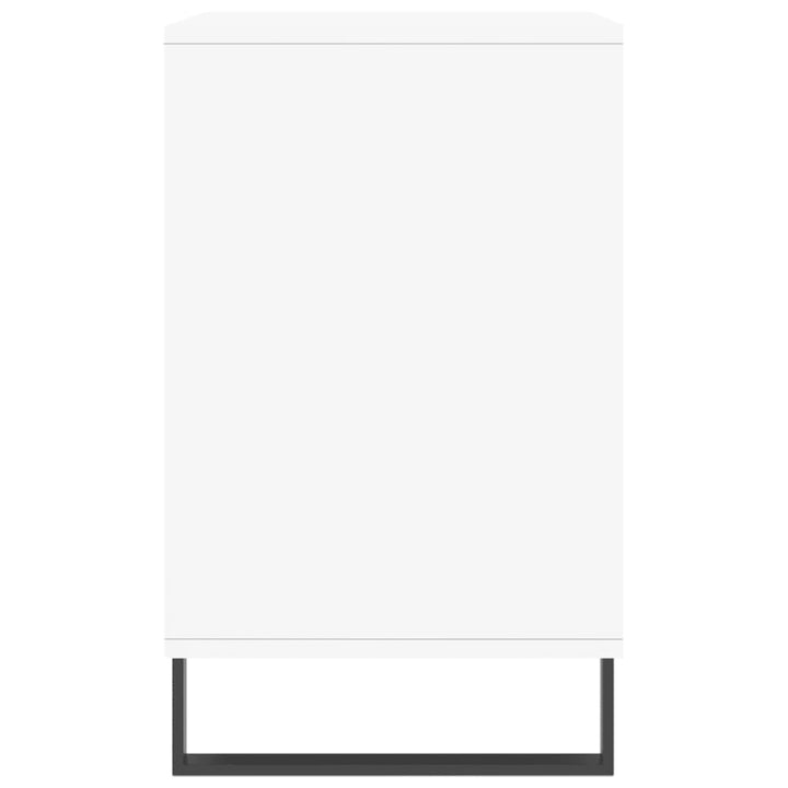 Pantofar, Alb Extralucios, 102X36X60 Cm, Lemn Compozit