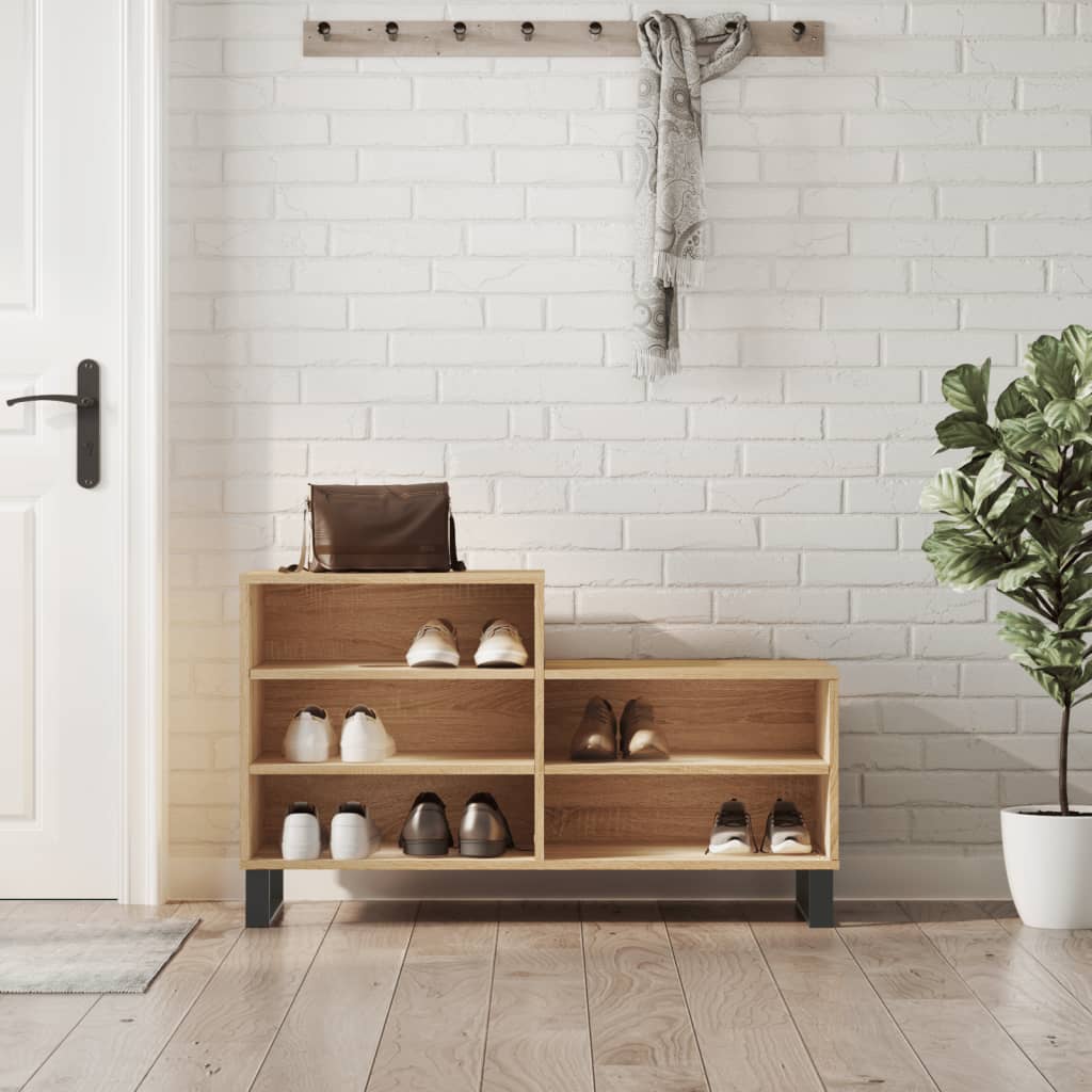 Pantofar, Alb Extralucios, 102X36X60 Cm, Lemn Compozit