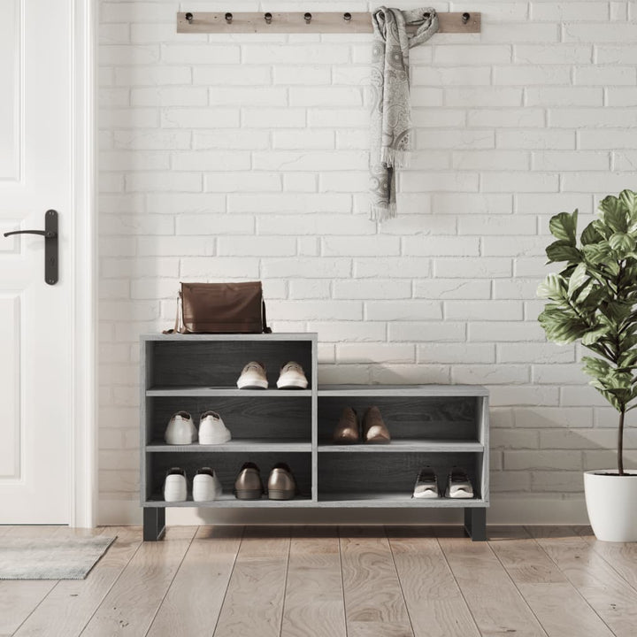 Pantofar, Alb Extralucios, 102X36X60 Cm, Lemn Compozit