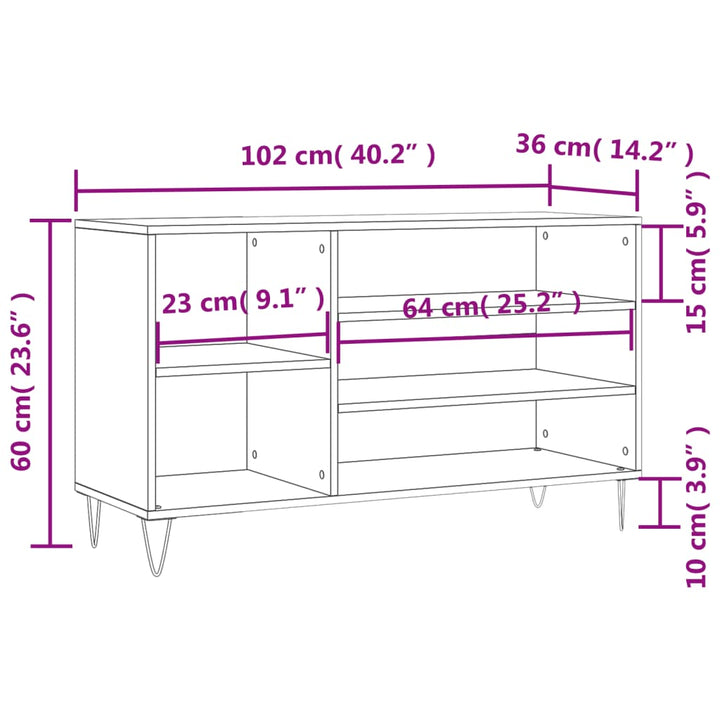 Pantofar, , 102X36X60 Cm, Lemn Compozit