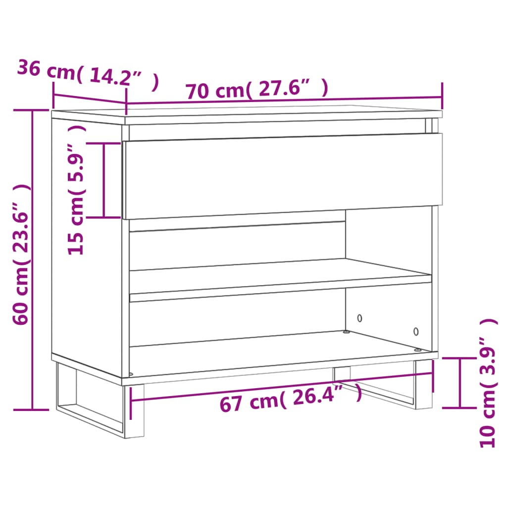 Pantofar, , 70X36X60 Cm, Lemn Prelucrat