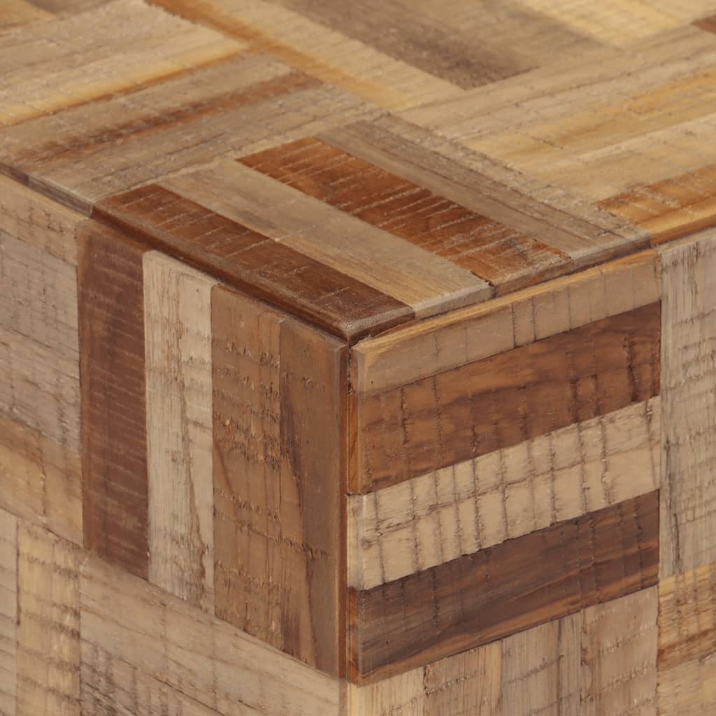 Bancă, 110X35X45 Cm, Lemn Masiv De Tec Reciclat