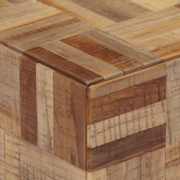 Bancă, 110X35X45 Cm, Lemn Masiv De Tec Reciclat