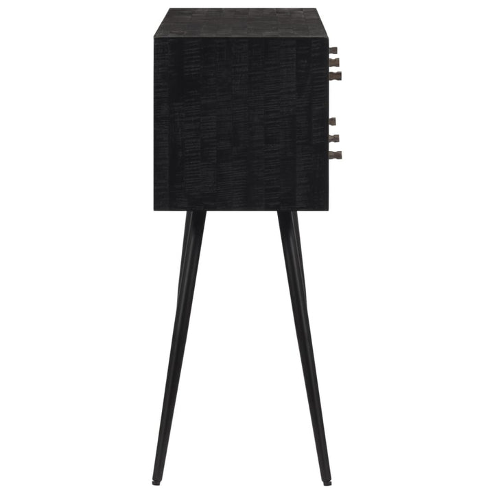Masă Consolă Cu Sertare, 116X30X76 Cm, Lemn Masiv Tec Reciclat