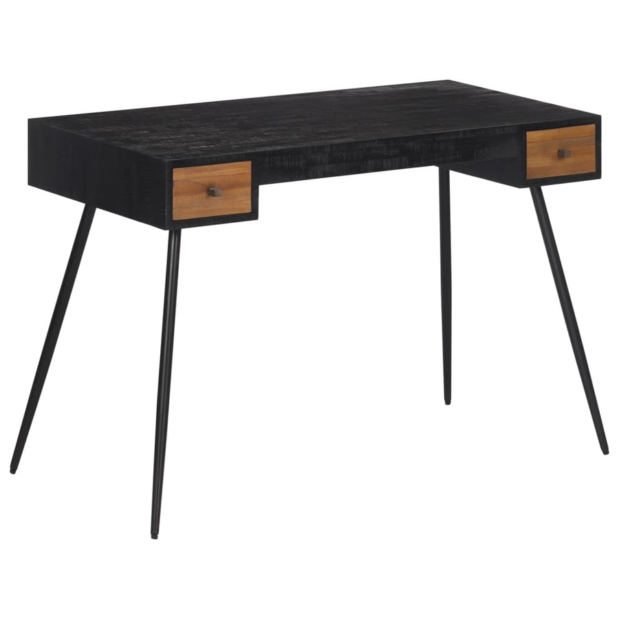 Birou, 117X56,5X75 Cm, Lemn Masiv De Tec Reciclat