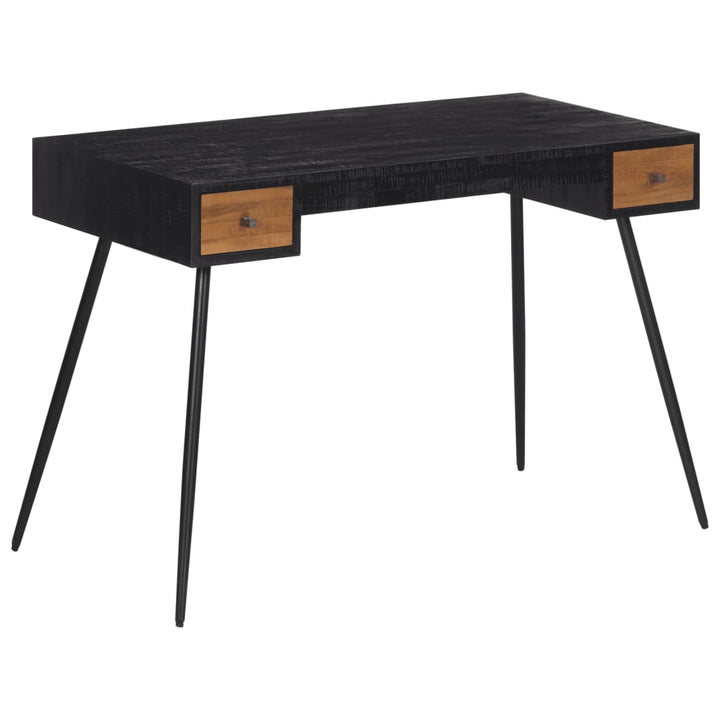 Birou, 117X56,5X75 Cm, Lemn Masiv De Tec Reciclat
