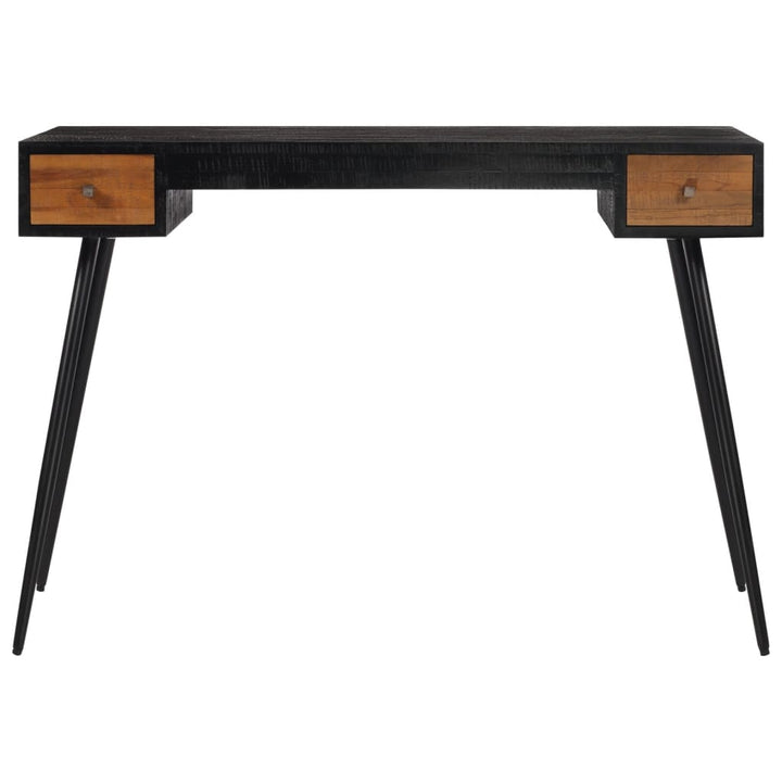 Birou, 117X56,5X75 Cm, Lemn Masiv De Tec Reciclat