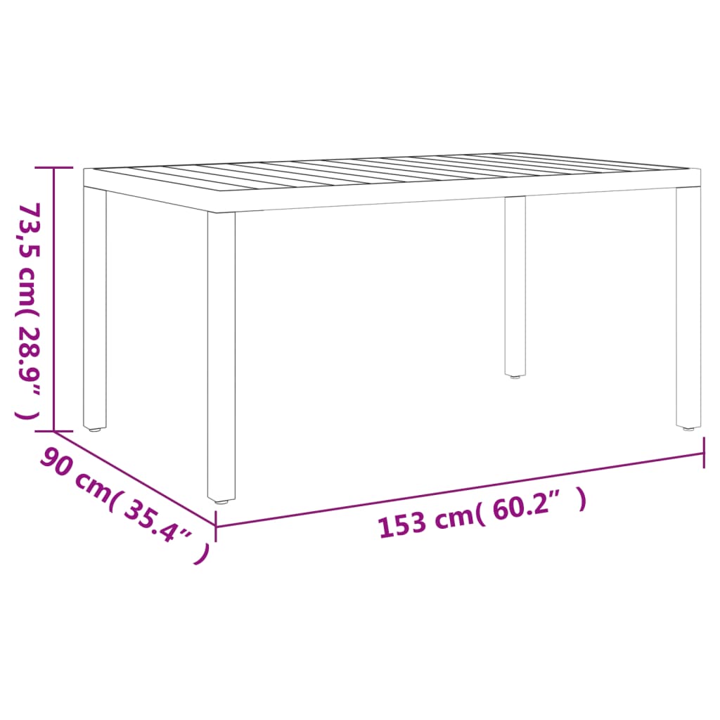Set Mobilier Pentru Grădină, 7 Piese, Negru, Aluminiu