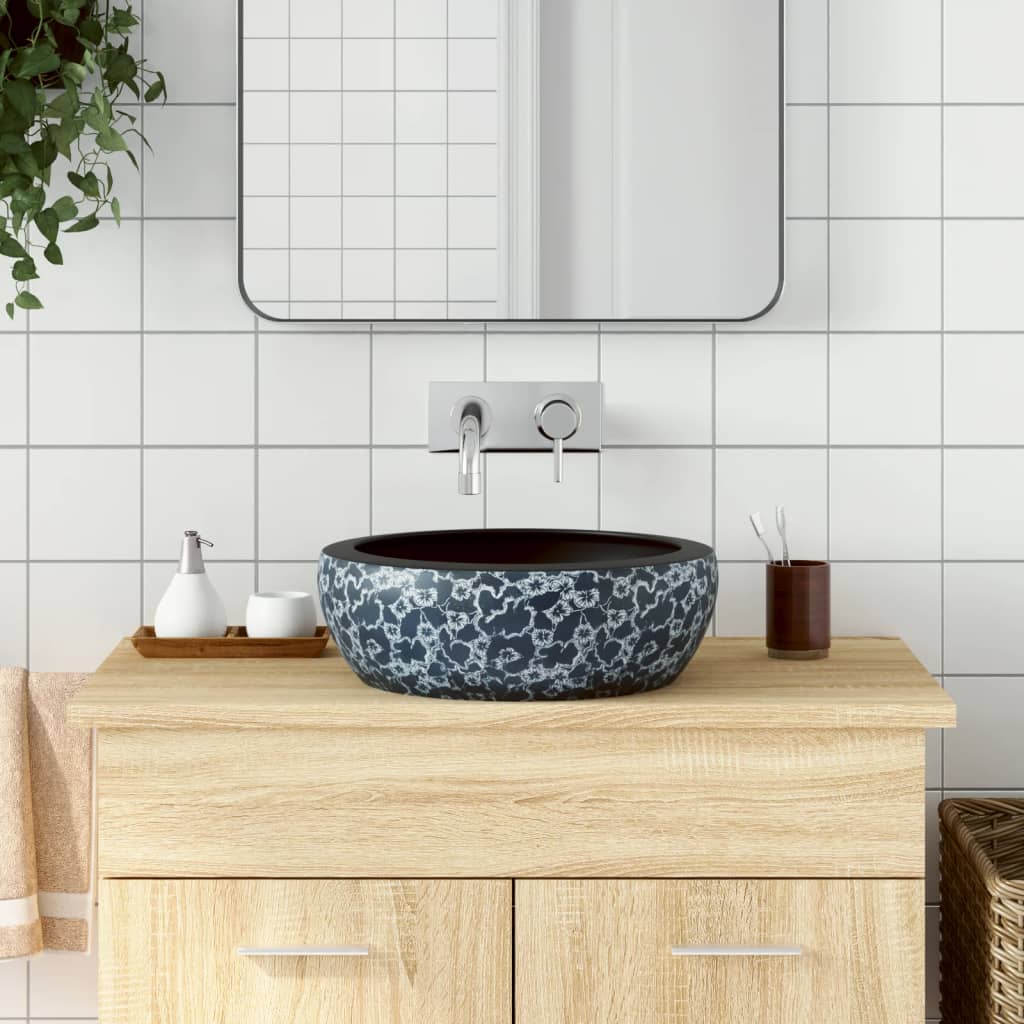 Lavoar De Blat, Gri, Rotund, Φ41X14 Cm, Ceramică