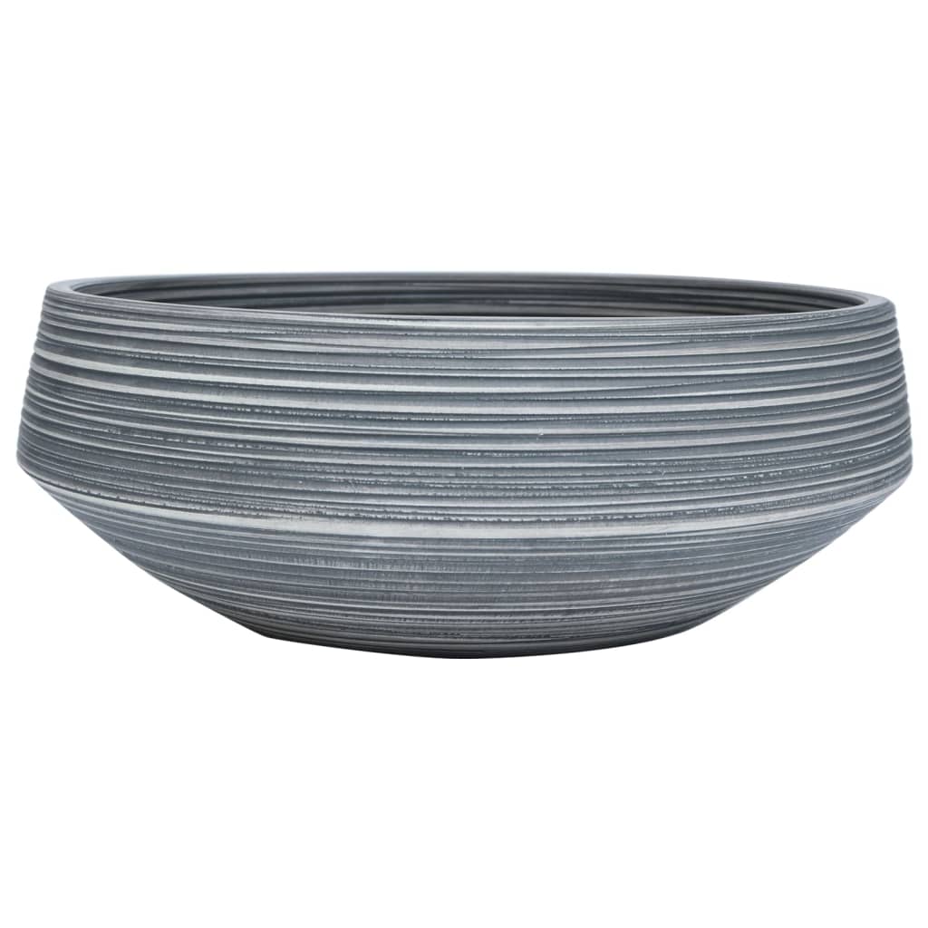Lavoar De Blat, Gri, Rotund, Φ41X14 Cm, Ceramică