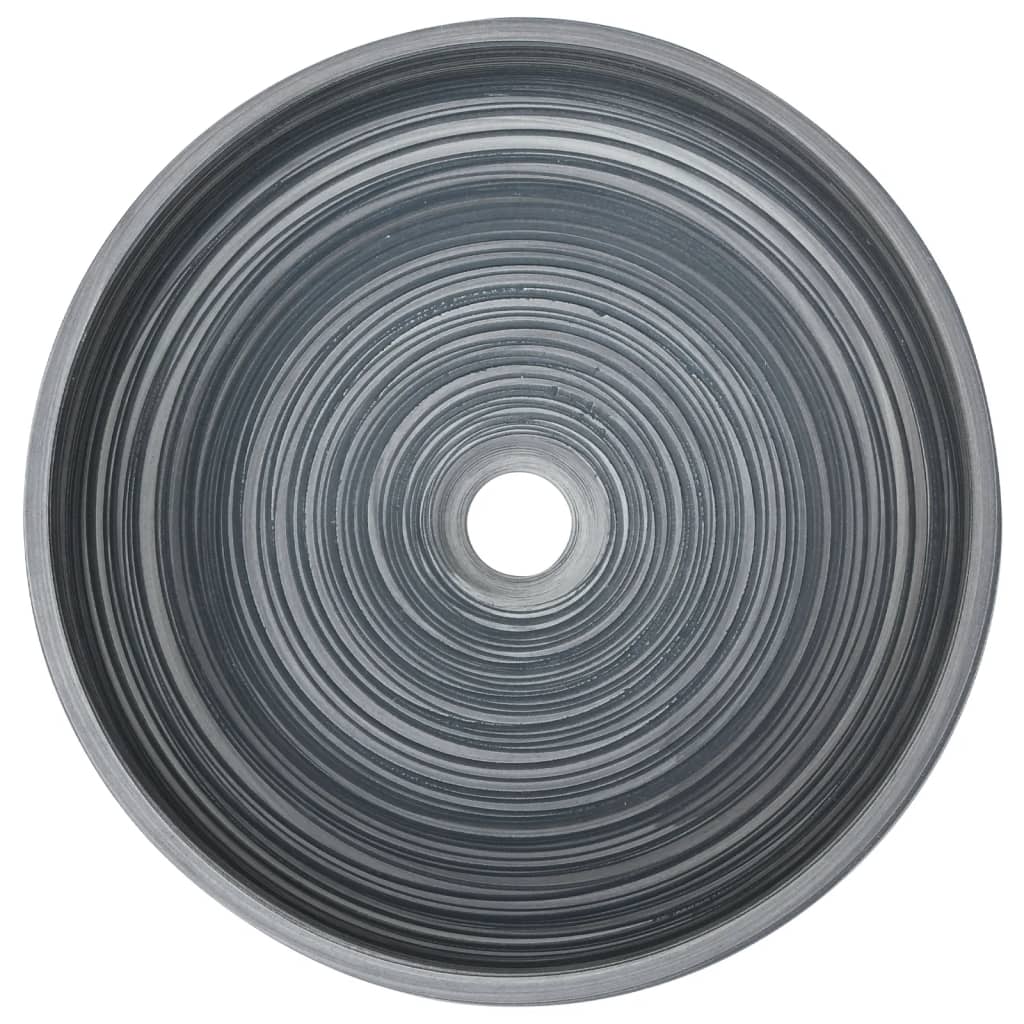 Lavoar De Blat, Gri, Rotund, Φ41X14 Cm, Ceramică