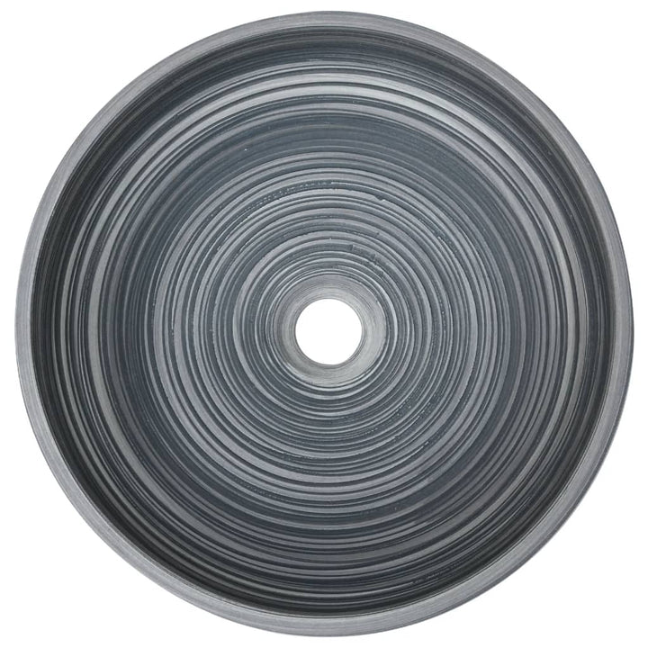 Lavoar De Blat, Gri, Rotund, Φ41X14 Cm, Ceramică