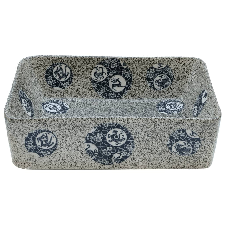 Lavoar De Blat, Multicolor, 46X35,5X13 Cm, Ceramică, Dreptunghi