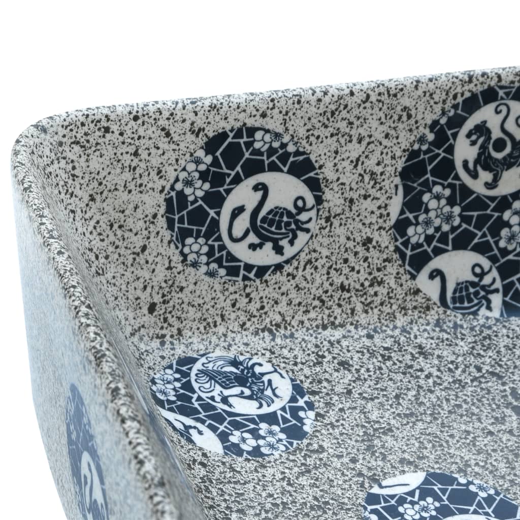 Lavoar De Blat, Multicolor, 46X35,5X13 Cm, Ceramică, Dreptunghi