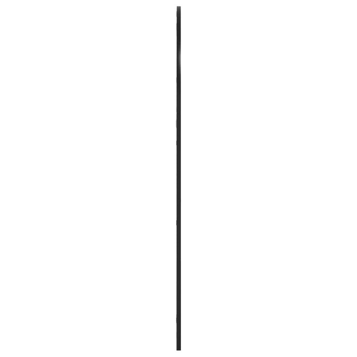Oglindă De Perete, Negru, , Arcuită, Fier