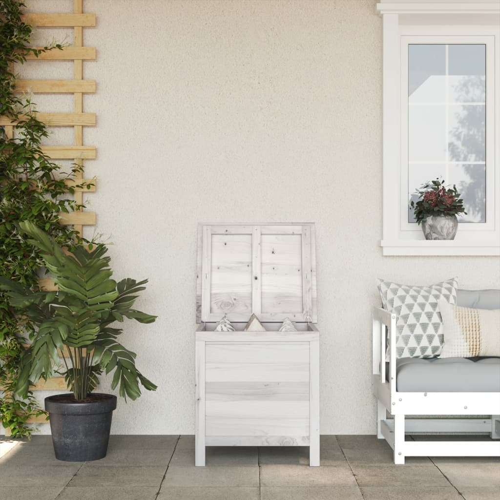 Cutie De Perne De Exterior, 99X50X56,5 Cm, Lemn Masiv De Brad
