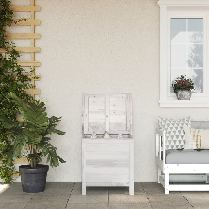 Cutie De Perne De Exterior, 99X50X56,5 Cm, Lemn Masiv De Brad