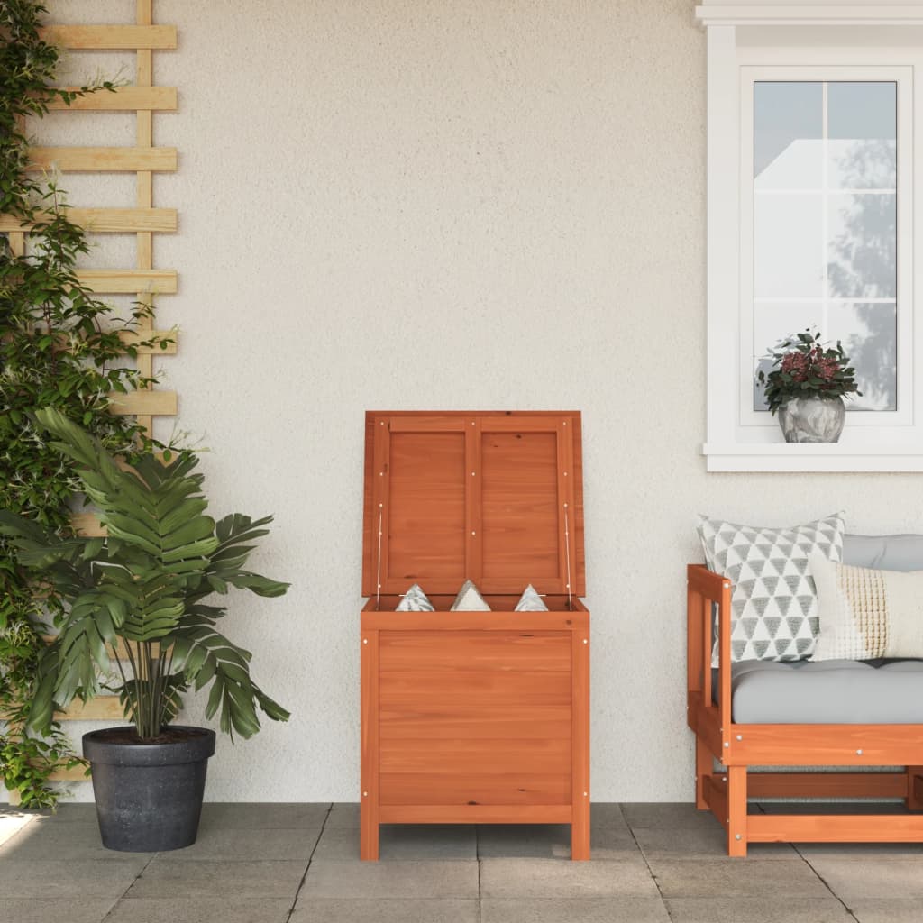 Cutie De Perne De Exterior, 99X50X56,5 Cm, Lemn Masiv De Brad