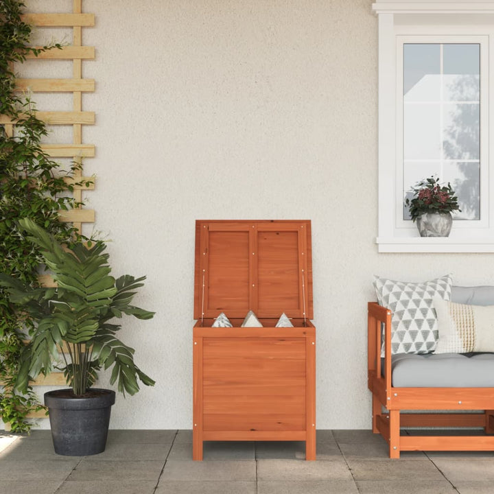 Cutie De Perne De Exterior, 99X50X56,5 Cm, Lemn Masiv De Brad