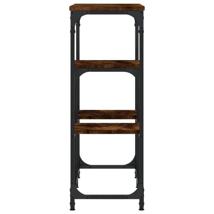 Măsuță Consolă, Stejar Fumuriu, 89,5X28X76 Cm, Lemn Prelucrat