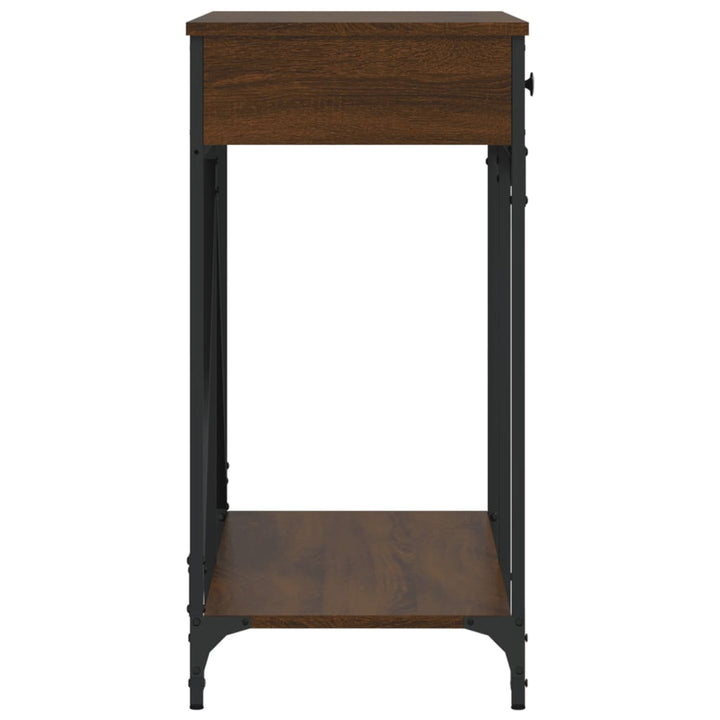 Măsuță Consolă, Stejar Maro, 100X39X78,5 Cm, Lemn Prelucrat