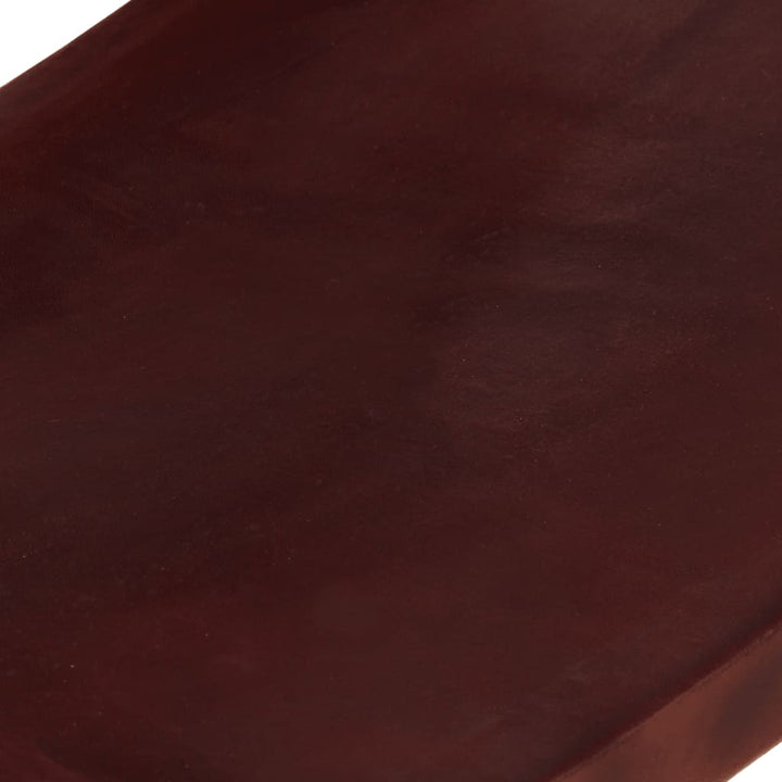 Scaun Relaxant Pliant, , Piele Naturală