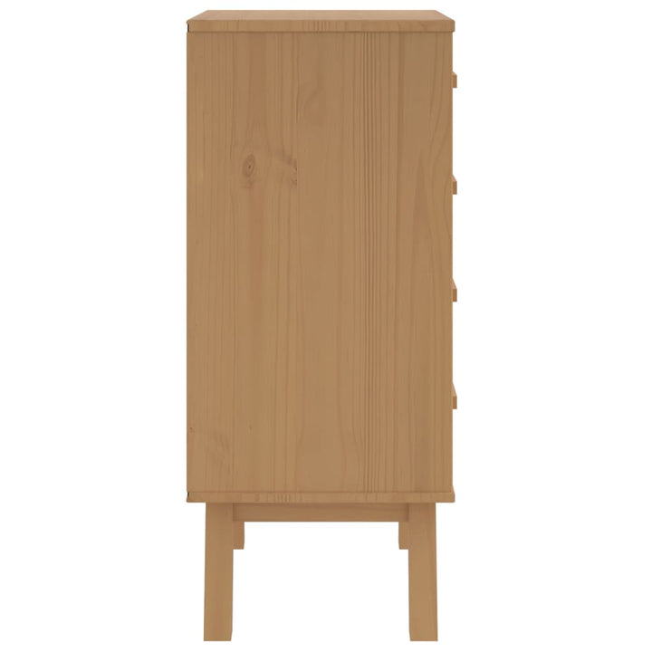 Noptieră „Olden”, , Lemn Masiv De Pin