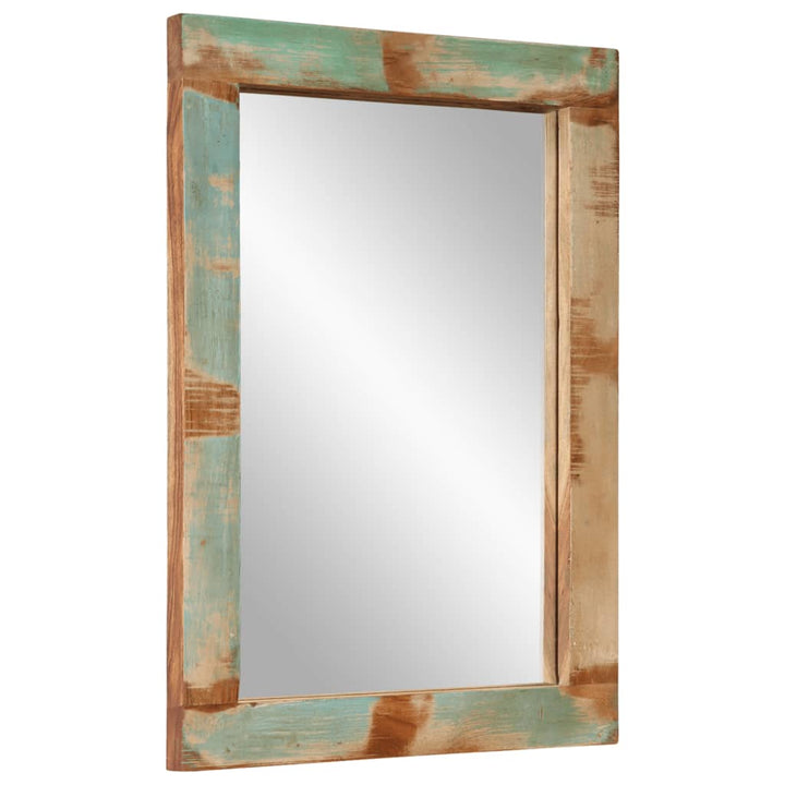 Set Mobilier De Baie, 2 Piese, Lemn Masiv Reciclat