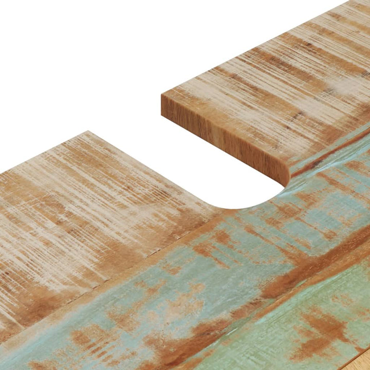 Set Mobilier De Baie, 2 Piese, Lemn Masiv Reciclat