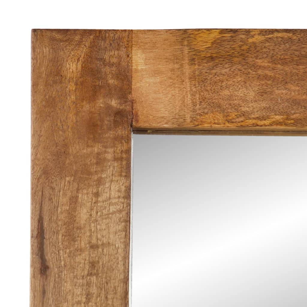 Set Mobilier De Baie, 2 Piese, Lemn Masiv De Mango