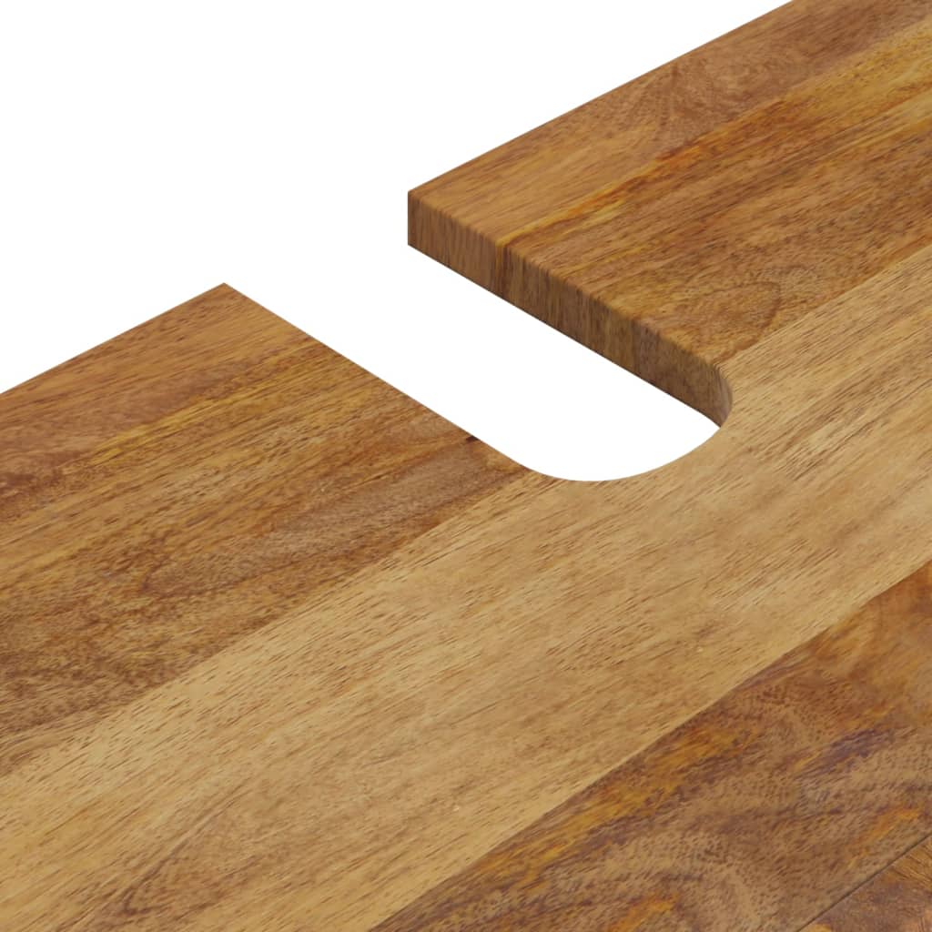 Set Mobilier De Baie, 2 Piese, Lemn Masiv De Mango