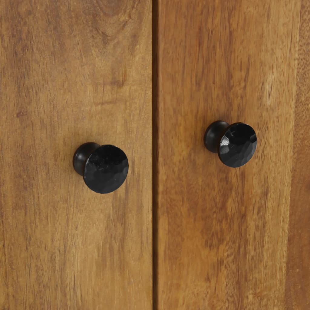 Set Mobilier De Baie, 2 Piese, Lemn Masiv De Mango