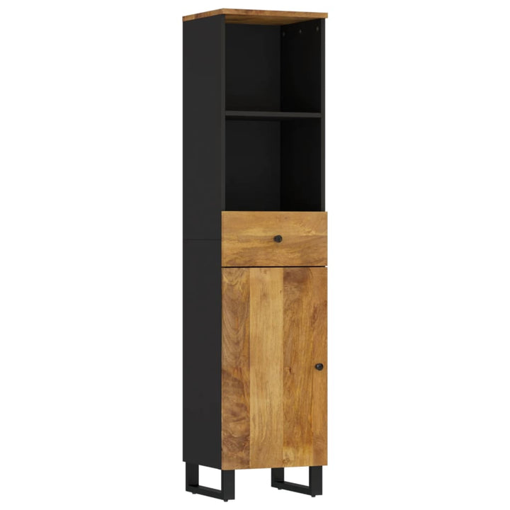 Set Mobilier De Baie, 3 Piese, Lemn Masiv De Mango
